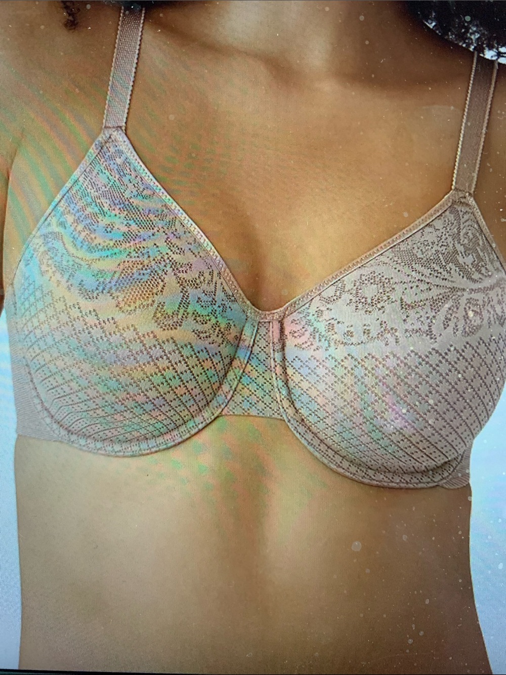 Wacoal Visual Effects Full Coverage Unlined Underwire Bra Size 40D